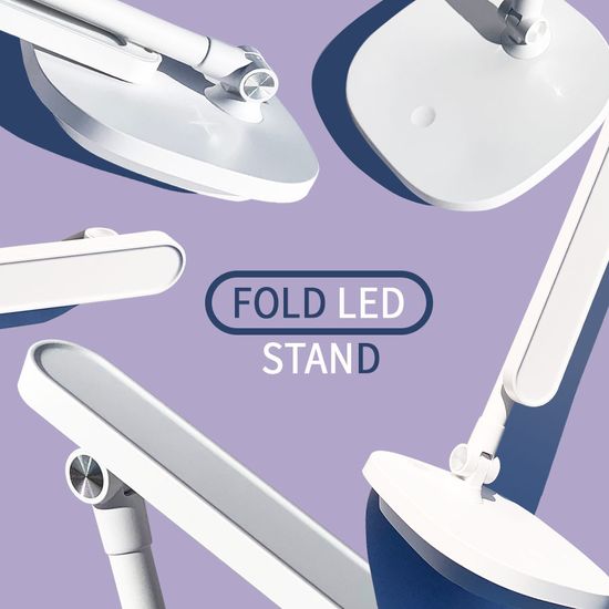 폴드 LED 스탠드 충전식 스탠드 학생용 USB 무선램프 
