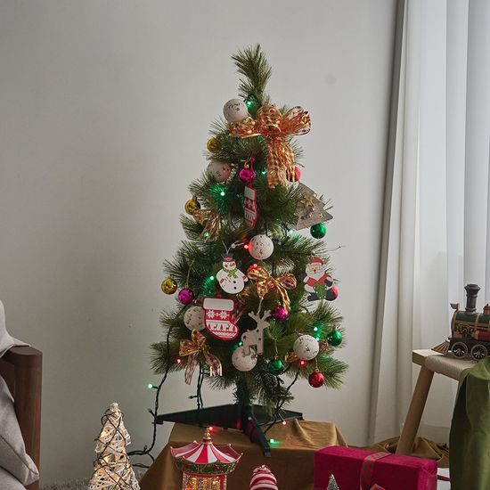 크리스마스 풍성 파인트리90cm +전구 풀세트