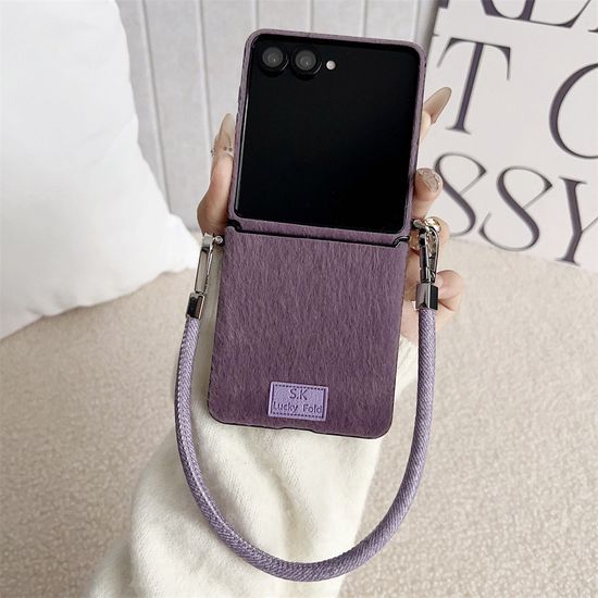 갤럭시 z플립 7 6 5 4 3 패브릭 힌지 스트랩 케이스