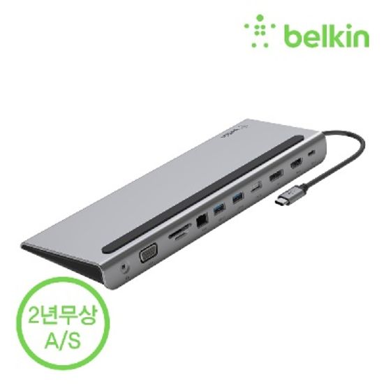 벨킨 USB-C타입 11in1 멀티 포트 허브 독 INC004bt