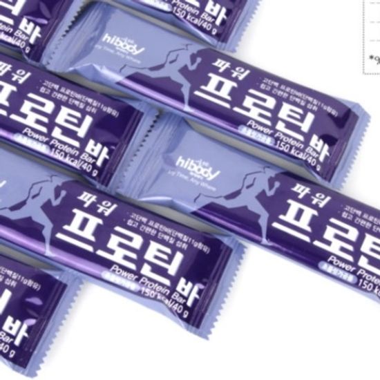 [파시코] 파워프로틴바(40g*20입) 단백질바 에너지바