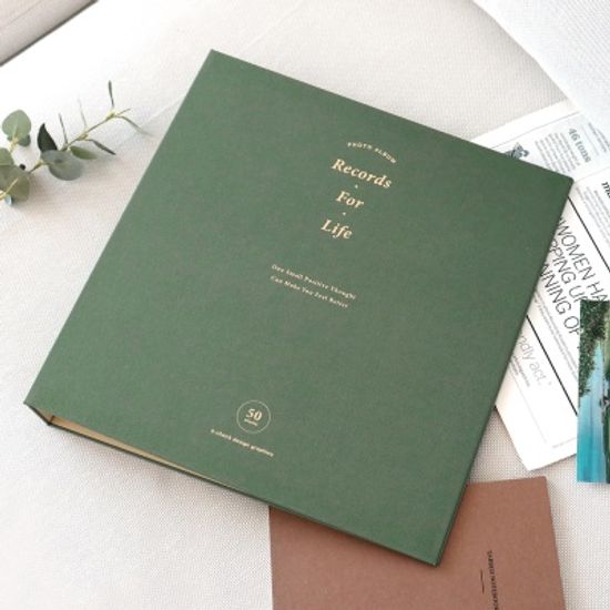 오첵 바인더 포토앨범 포켓식 접착식 사진첩