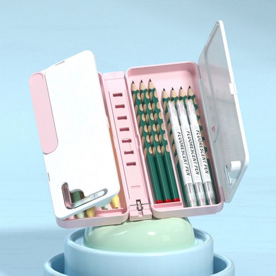 DIY 스티커 데코 플라스틱 필통 연필 케이스 독서대