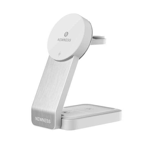 뉴니스 EZ 폴드-3in1 맥세이프 무선충전기 화이트