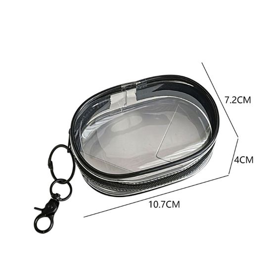 투명 인형 파우치 키링 미니 pvc 파우치백 화장품 