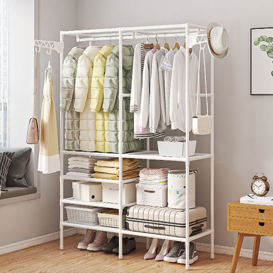 스탠드 시스템 수납 행거 옷걸이 철제 헹거 선반 옷장