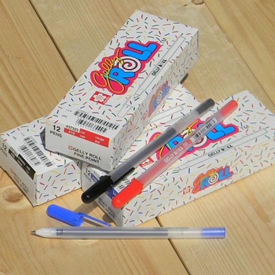 사쿠라 오리지널 중성펜-0.6mm 겔리롤 Fine 1다스