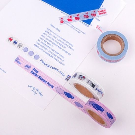 그리드 포스터 마스킹 테이프