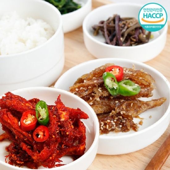 매콤황태무침 200gx2통+달콤황태무침 200g