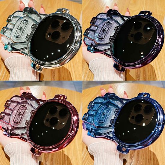 아이폰15 프로 맥스 우주인 카메라보호 거치대 케이스