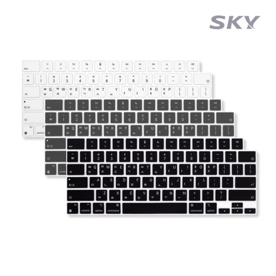 스카이 맥북 실리콘 키스킨 3개입 세트 SKY-PE30