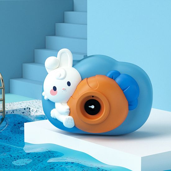 캐릭터 카메라 모양 비눗방울 뮤직 불빛 버블 머신