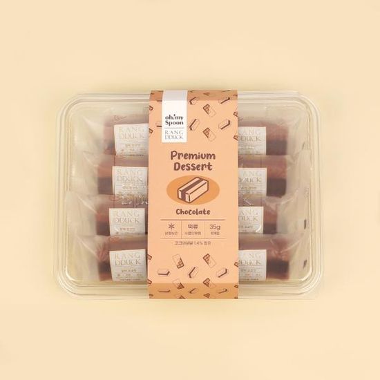오마이스푼 랑떡 쵸코맛 35g x 8개입 /떡카스테라
