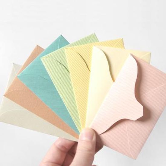 파스텔 미니 명함봉투 100장입