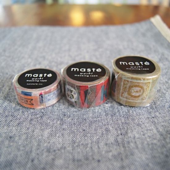 MASTE 마스킹 테이프 3type - 일본 직수입
