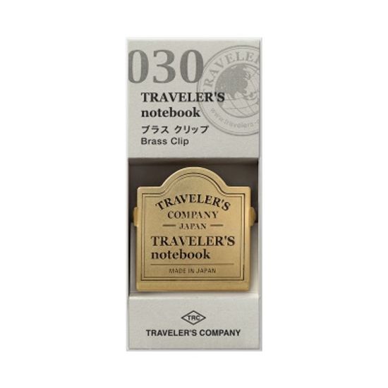 트래블러스노트 BRASS CLIP (TRC LOGO)
