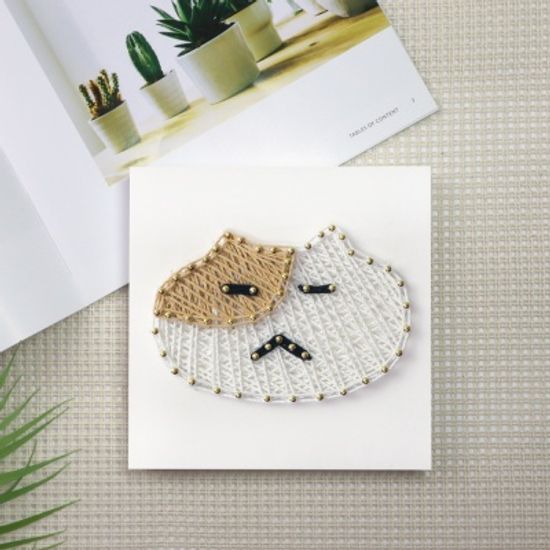 꼬마 캣 치즈 스트링아트 만들기 패키지 DIY