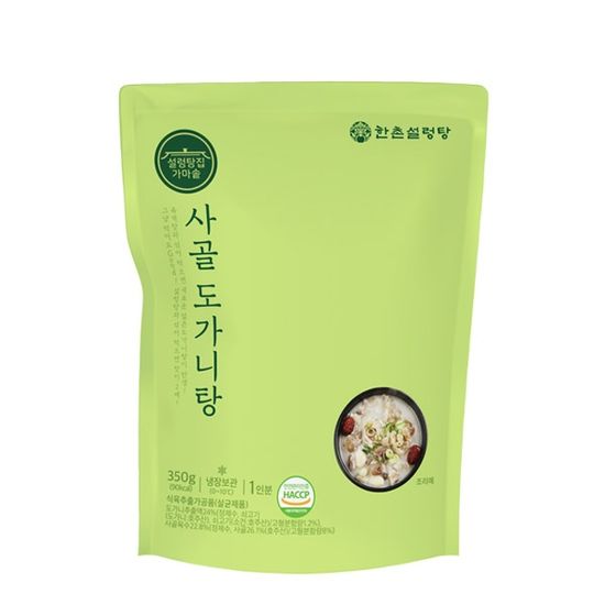 [한촌설렁탕] 사골 도가니탕 350g x 8팩