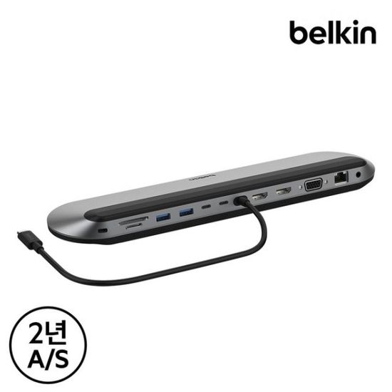 벨킨 11in1 트리플 디스플레이 멀티 허브 INC014bt