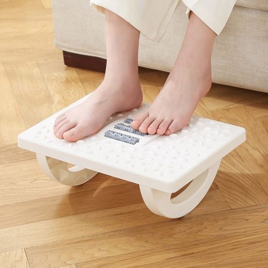 스윙 발받침 지압발판 스툴 의자 발받침대