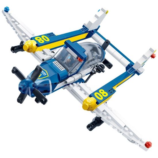 반바오 조립블록시티 경찰 수상비행기 모형 만들기