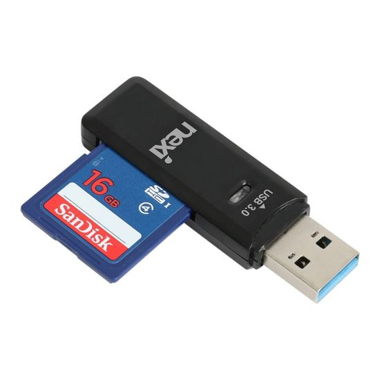 (NEXI) 넥시 USB3.0 SD/Micro SD 카드리더기 (NX1340)