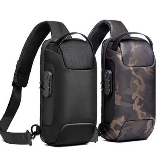 도난방지용 여행용 남성 슬링백