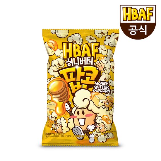 [HBAF] 바프 팝콘 80g 6봉 세트