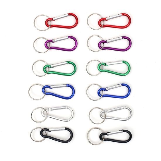 [엣모어]조롱박형 카라비너 12p세트(4.7cm)