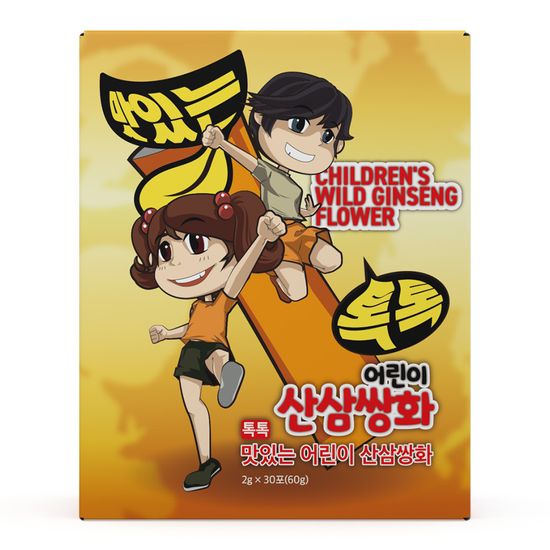 금관 설탕제로 맛있는 어린이 산삼쌍화 톡톡 30포