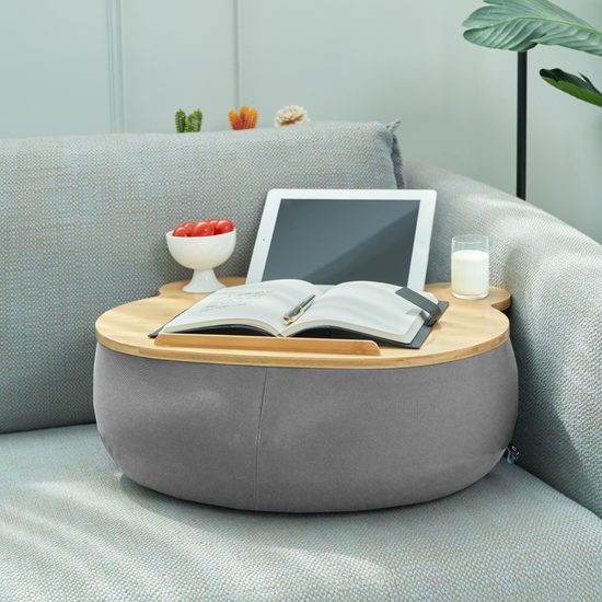 힐링베어 쿠션테이블 프리미엄 3세대 라이트그레이