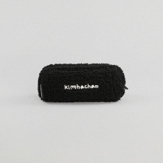 플러피 하찬 필통 펜슬 파우치_블랙