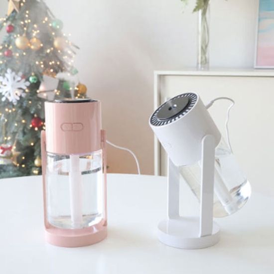 이놀 각도조절 미니 소형 책상 탁상용 가습기 600ml