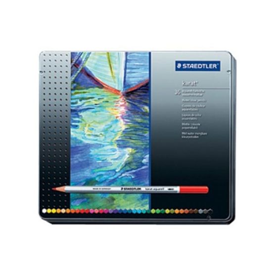 스테들러 카렛 아쿠아렐 125M36 수채색연필 세트[00032114]