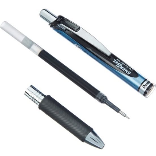 펜텔 0.7mm 생잉크 중성펜 에너겔-메탈팁 BL77 1자루