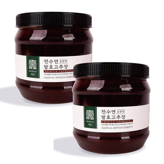 전수연 양파발효 수제 고추장 1kg 순한맛 x 2개