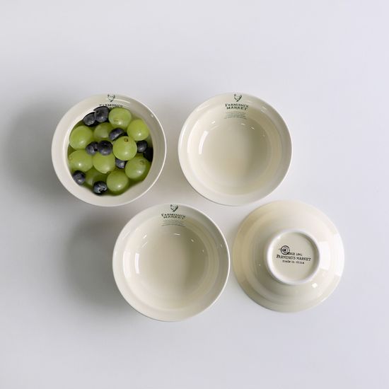 파밍스 마켓 레터링 찬기, 쿠프 12cm 4p세트