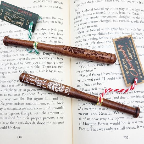 [무료각인]아그네스마틴_ 클래식 베이스볼 원목 볼펜