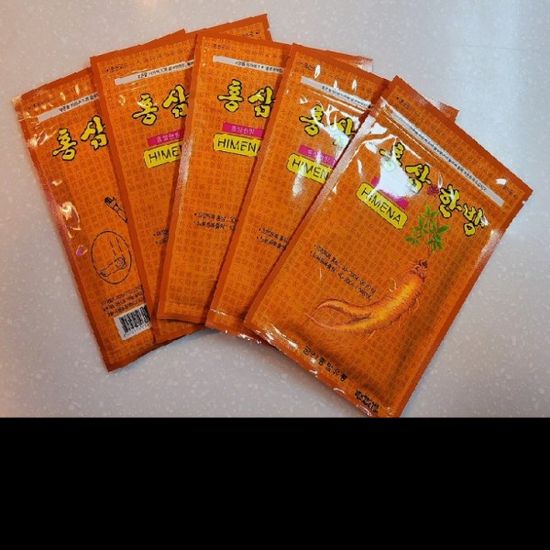 붙이는 홍삼한방파스 1팩 20장 / 무릎 관절 어깨 / 근