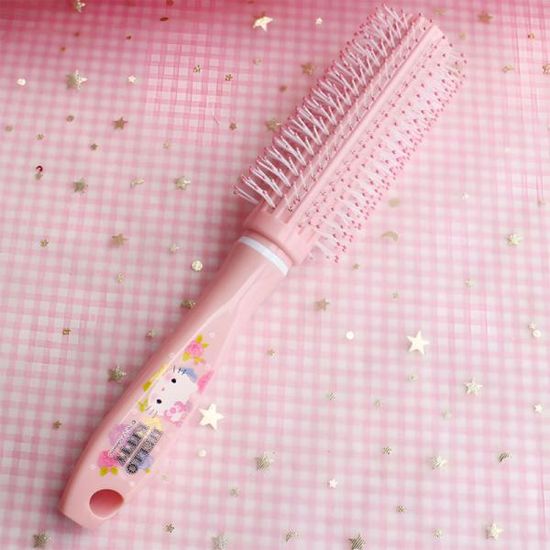 롤빗 볼륨 헤어브러쉬 고양이 캐릭터 앞머리 빗 K559