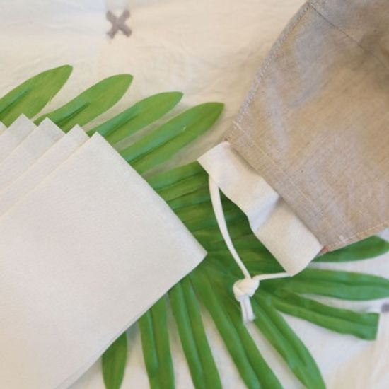 핸드메이드 마스크 필터교체형(필터 3장 포함)