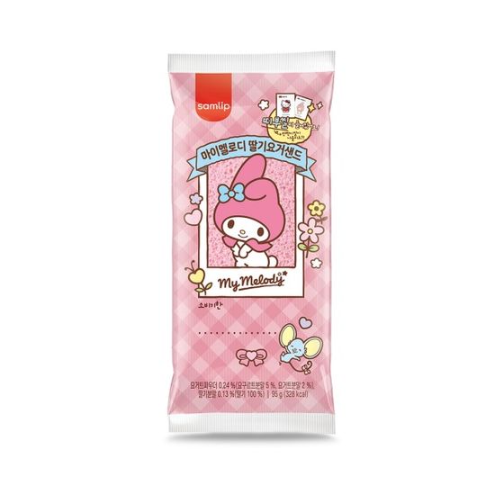 삼립 산리오 캐릭터빵 랜덤 6봉 세트 띠부씰 