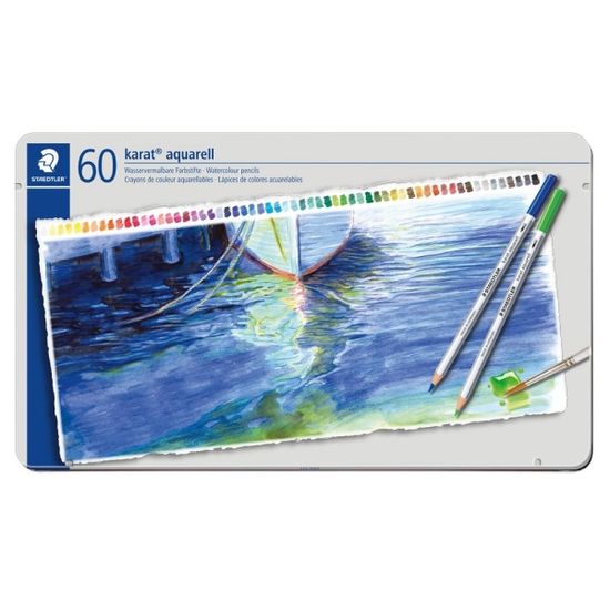 스테들러 karat aquarell 수채색연필 60색set 125 M60