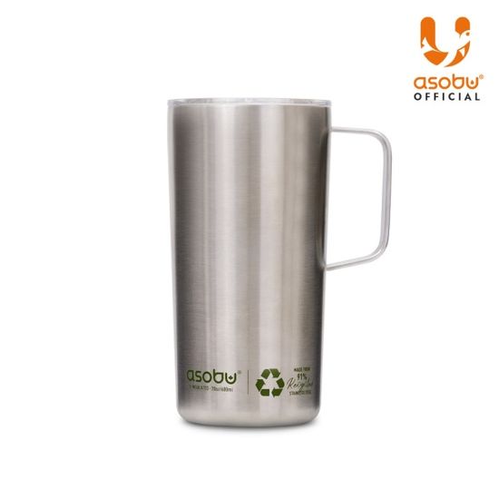 아소부 세라믹 스텐 진공 타워머그 600ML 리사이클