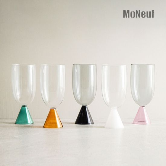 모네프 투톤 컬러 글라스 하이볼잔