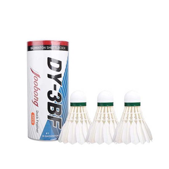 BADMINTON 입문용 오리깃털 셔틀콕 3개입