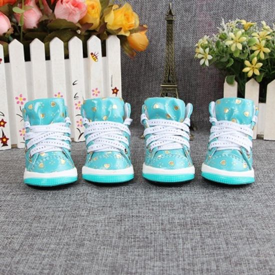 애견부츠 애견신발(4p)/애견용품 외출용 강아지신발