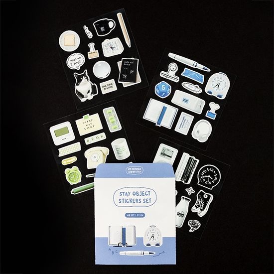 스테이 오브젝트 리무버블 씰 4종 세트