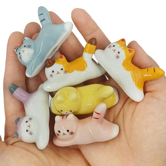 고양이 수저 받침대 숟가락 젓가락 커트러리 수저받침