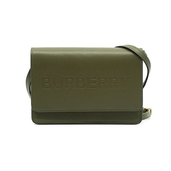 버버리 햄프셔 엠보스드 로고 플랩 크로스백 80653041